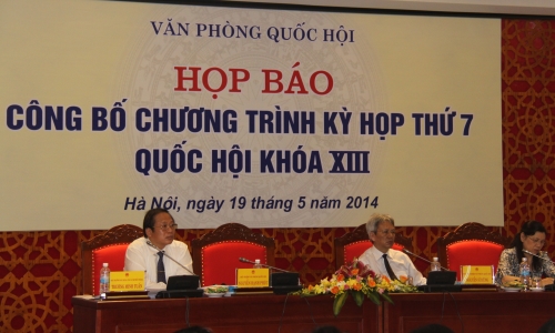 Kỳ họp thứ 7, Quốc Hội khóa XIII: Dự kiến thông qua 11 dự án Luật, 03 Nghị quyết